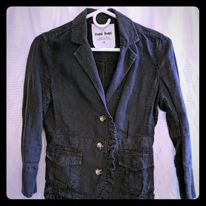 Dark grey linen jacket